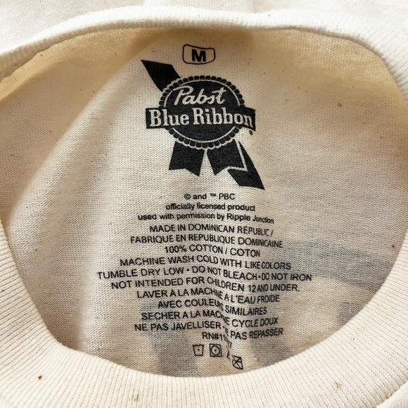 NWOT Pabst Blue Ribbon Support Your Local Dive Bar Graphic T-Shirt Medium - Picture 6 of 8